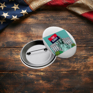 Fight Oligarchy Anti Trump Pin