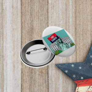 Fight Oligarchy Anti Trump Pin