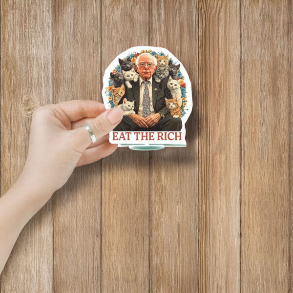 Fight Oligarchy Bernie Sanders Eat The Rich Sticker