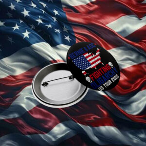 Fight Oligarchy Bernie Sanders Us Toue 2025 Button