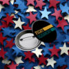 Fight Oligarchy Button, DEI Protest Pin