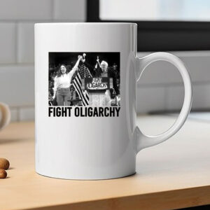 Fight Oligarchy Mug, Resist Like Bernie Mug