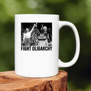 Fight Oligarchy Mug, Resist Like Bernie Mug