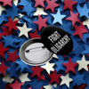 Fight Oligarchy Pin Button, Resist Pin
