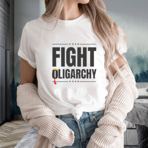 Fight Oligarchy, Protest Activist Rally DTG Template Shirt