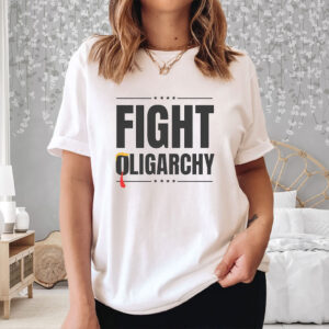 Fight Oligarchy, Protest Activist Rally DTG Template Shirt