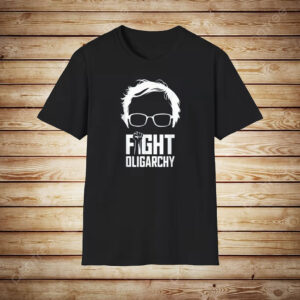 Fight Oligarchy Protest Resist Bernie Sanders AOC Graphic T-Shirt