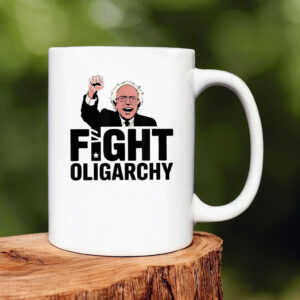 Fight Oligarchy, Protest & Resist with Bernie Sanders AOC Mug
