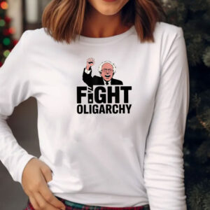 Fight Oligarchy, Protest & Resist with Bernie Sanders AOC T-Shirt
