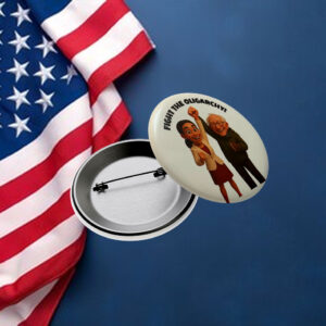 Fighting the Oligarchy, AOC and Bernie Button
