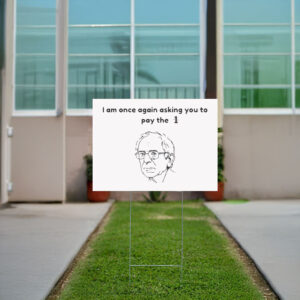 Funny Magic the Gathering Bernie Sanders Yard Sign