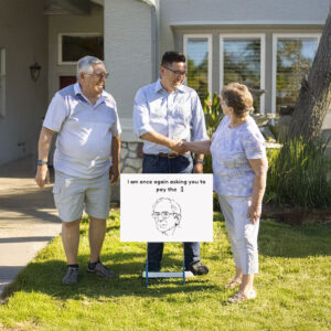 Funny Magic the Gathering Bernie Sanders Yard Sign