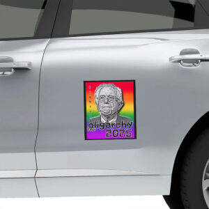 Liberal Gift, Bernie Sanders Fighting Oligarchy Tour Sticker