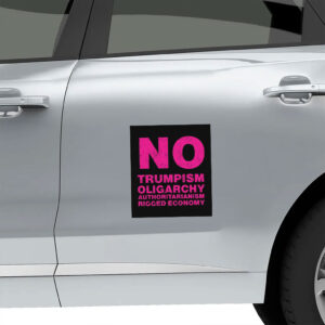 No Trumpism Fight the Oligarchy Sticker