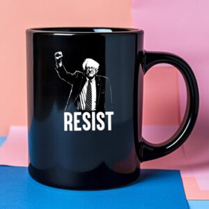 Political RESIST 2025, Bernie Sanders & AOC Mug