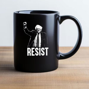 Political RESIST 2025, Bernie Sanders & AOC Mug