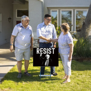 RESIST Bernie Sanders, Anti Trump, Anti-Maga Yard Sign