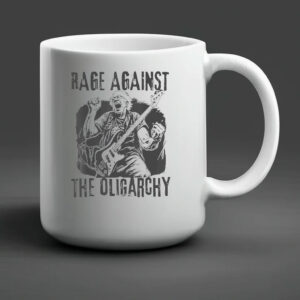 Rage Against Oligarchy Bernie Sanders Fight Protest Resist Vintage 2025 Mug