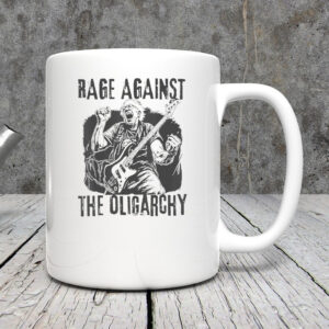 Rage Against Oligarchy Bernie Sanders Fight Protest Resist Vintage 2025 Mug