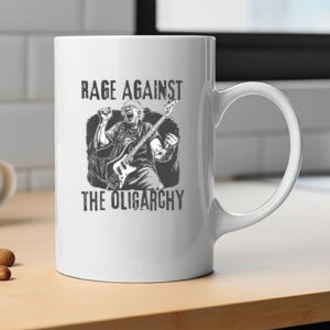 Rage Against Oligarchy Bernie Sanders Fight Protest Resist Vintage Mug