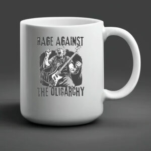 Rage Against Oligarchy Bernie Sanders Fight Protest Resist Vintage Mug