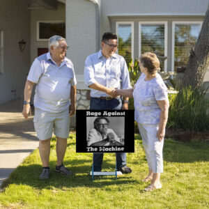 Rage Against The Machine Bernie Sanders 2025, Fight Oligarchy Yard Sign