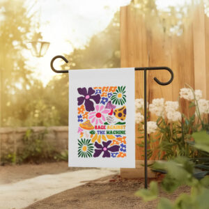 Rage Against The Machine, Boho Flower Resistance Flag