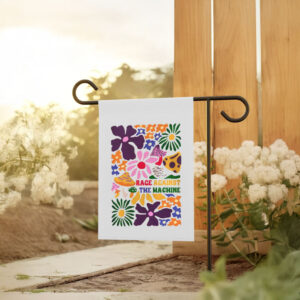 Rage Against The Machine, Boho Flower Resistance Flag
