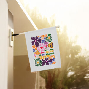 Rage Against The Machine, Boho Flower Resistance Flag