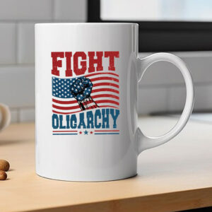 Rage Against The Machine, Fight Oligarchy Anti Trump Mug