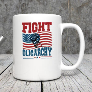 Rage Against The Machine, Fight Oligarchy Anti Trump Mug