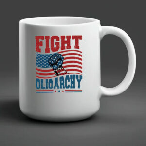 Rage Against The Machine, Fight Oligarchy Anti Trump Mug