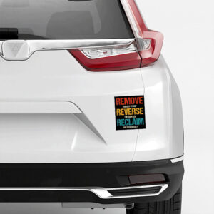 Remove Reverse Reclaim Protest Sticker