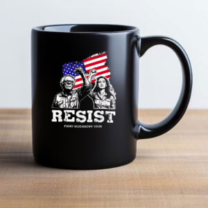Resist, Bernie Sanders AOC Fighting Oligarchy Tour Mug