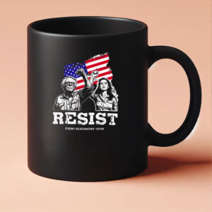 Resist, Bernie Sanders AOC Fighting Oligarchy Tour Mug