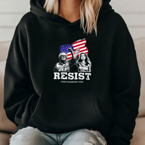 Resist, Bernie Sanders AOC Fighting Oligarchy Tour T-shirt
