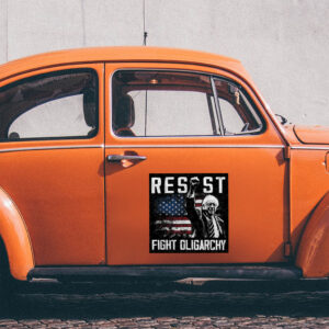 Resist Bernie Sanders Fight Oligarchy Freedom Protest Sticker