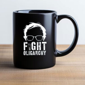 Resist with Bernie Sanders and AOC, Fight Oligarchy Mug