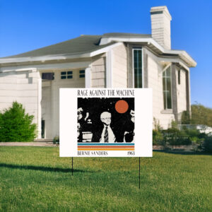 Retro Bernie Sanders Yard Sign