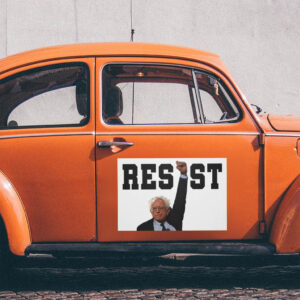 Stop The Coup Fighting Oligarchy, Resist Bernie Sanders 2025 Sticker