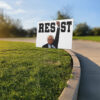 Stop The Coup Fighting Oligarchy, Resist Bernie Sanders 2025 Yard Sign