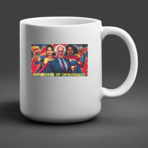 Superheroes AOC, Democracy Defenders Mug