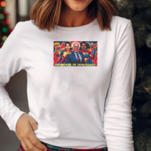 Superheroes AOC, Democracy Defenders T-Shirt