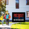 Trump Putin Not My Dictator Yard Sign
