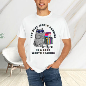 Banned-Books-Cat-Shirt-–-Any-Book-Worth-Banning-Protest-Tee-USA