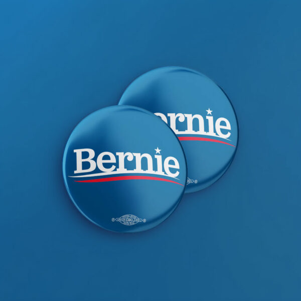 Bernie Classic Logo Mylar Button
