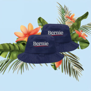 Bernie Embroidered Bucket Hat