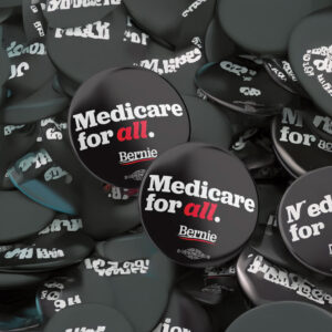 Bernie Medicare For All Mylar Button