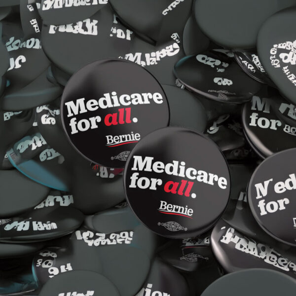 Bernie Medicare For All Mylar Button