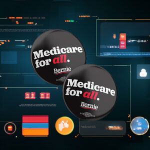 Bernie Medicare For All Mylar Button